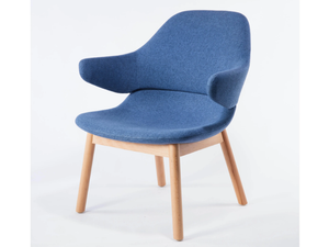 HUG - Fabric easy chair with armrests _ grado design